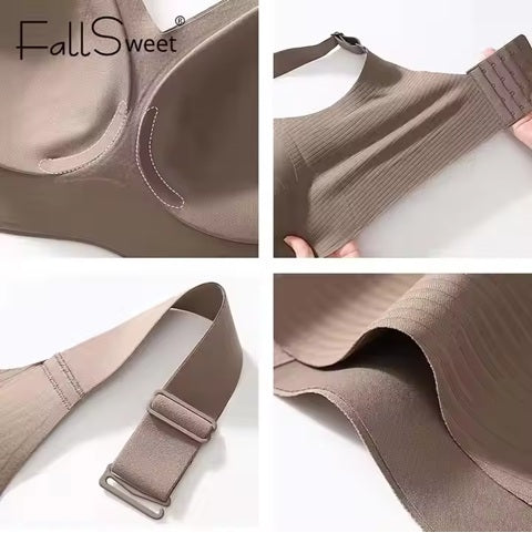 Wireless Seamless Bra for Women – Full Coverage, No Underwire, Adjustable Straps, Everyday Comfort Fit