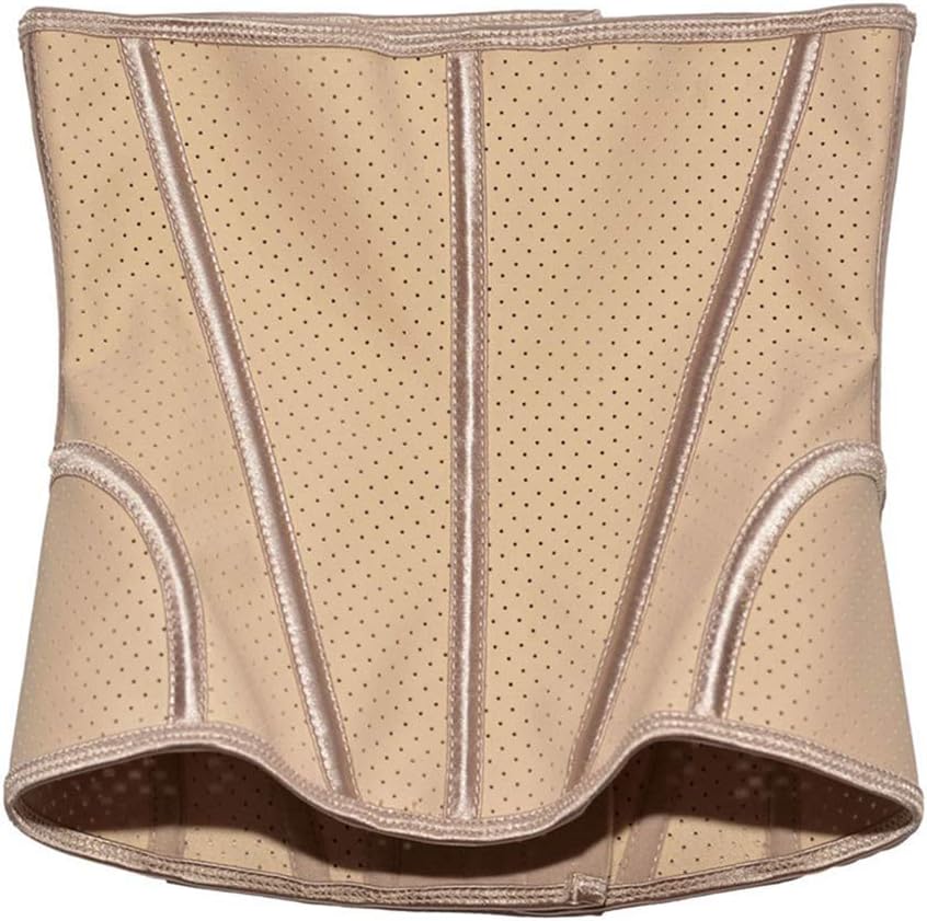 Premium Latex Waist Trainer for Women – Sweat Enhancing Corset with Hooks for Tummy Control & Hourglass Shape