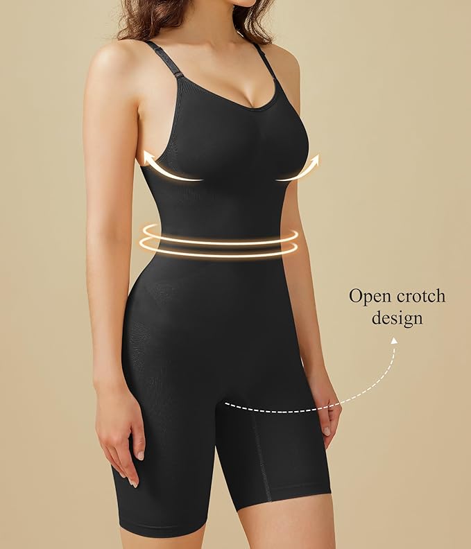Curvear®️Seamless Shapewear Slimming Tummy Control Full Body Shaper Strong Compression Sculpt Shapewear Bodysuit