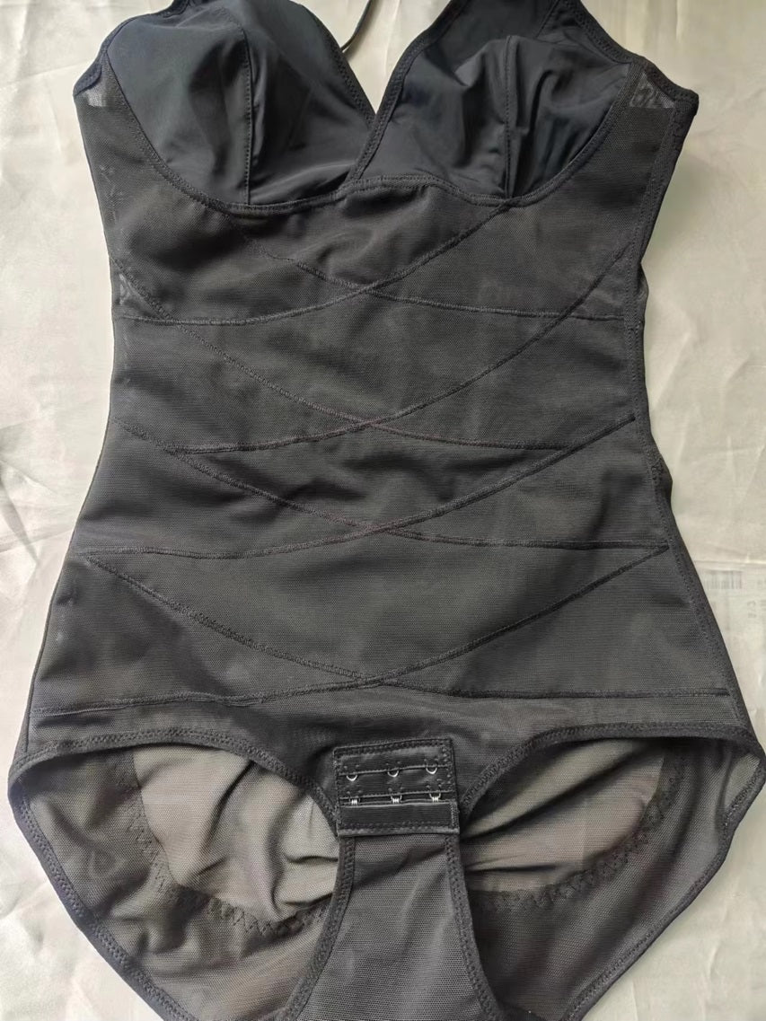 Curvear®️Women Body Shaper Tummy Control Shapewear Bodysuit Tank Top V Neck Bra Butt Lifter Thigh Slimmer Women Bodysuit