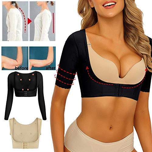 Curvear®️Upper Arm Shaper Post Surgical Slimmer Compression Sleeves Posture Corrector Tops Shapewear for Women