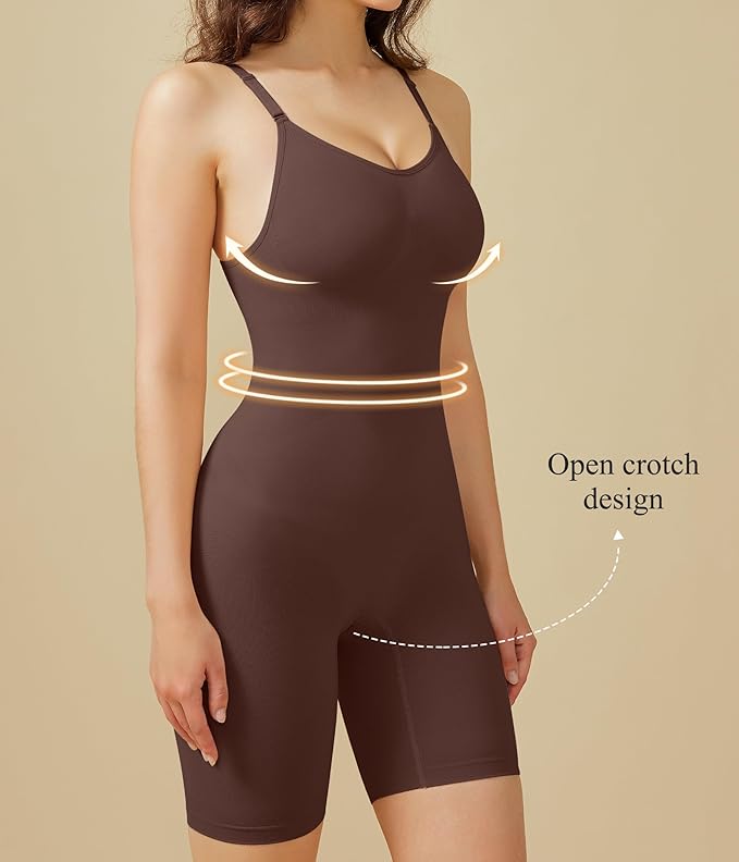 Curvear®️Seamless Shapewear Slimming Tummy Control Full Body Shaper Strong Compression Sculpt Shapewear Bodysuit