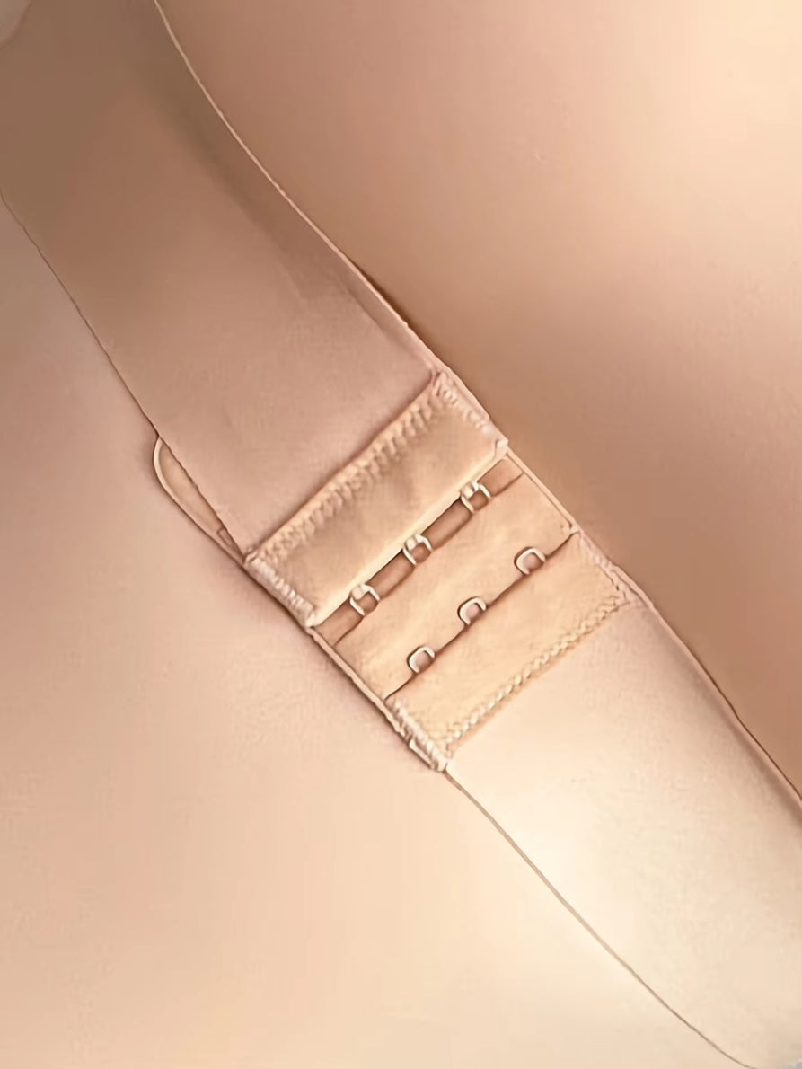 Curvear®️Women's Strapless Sleeveless Tube Bodysuit Hook and Eye Front Closure Shapewear