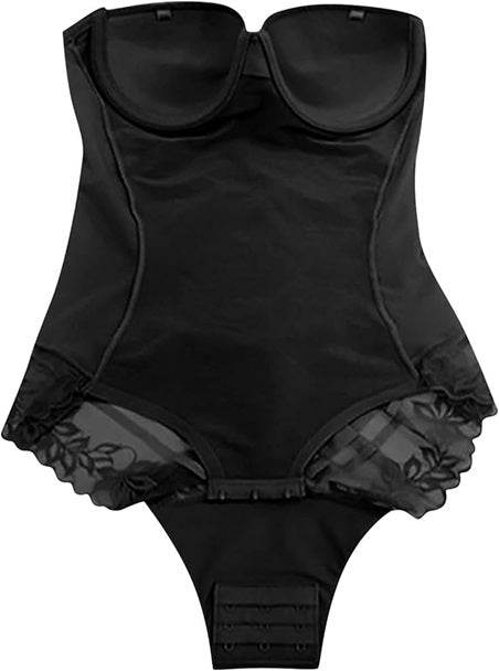 Curvear®️Bodysuit Shapewear for Women Tummy Control Dress Backless Body briefer Tops Body Shaper With Built-in Bra Seamless Bra