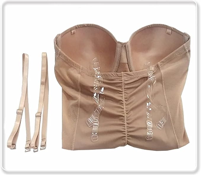 Curvear®️Bodysuit Shapewear for Women Tummy Control Dress Backless Body briefer Tops Body Shaper With Built-in Bra Seamless Bra