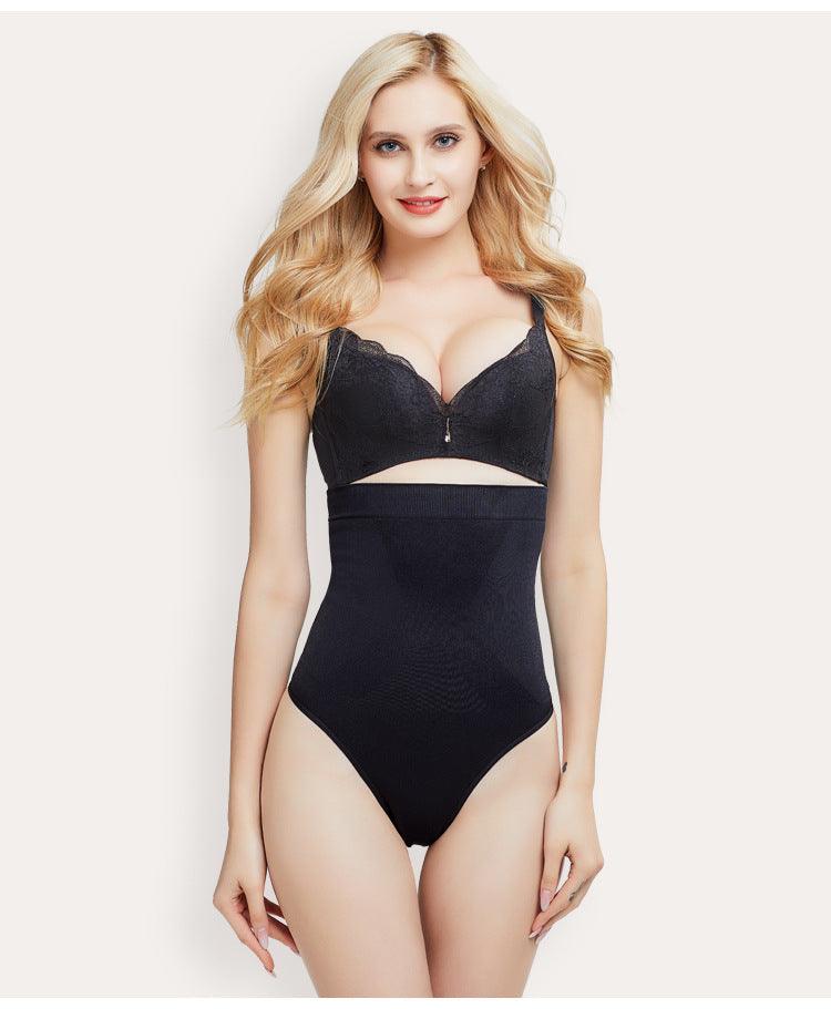 Curvear®️Women's High Waist Seamless Body Shaper Briefs Firm Control Belly Thong Shapewear Panties Girdle Underwear