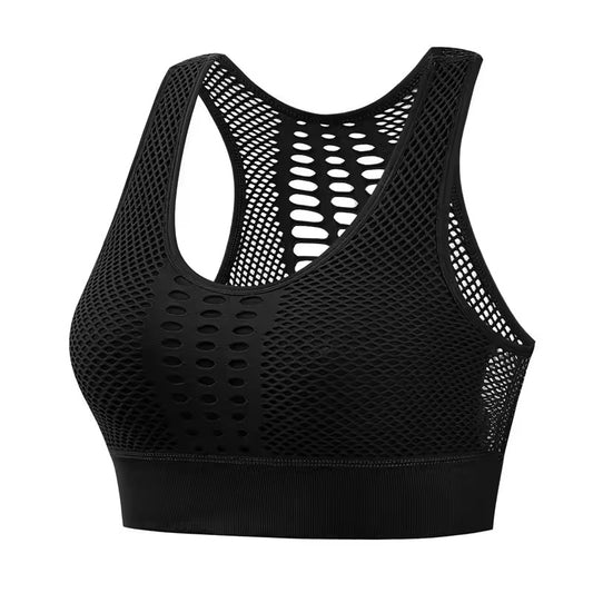 Curvear Seamless High Impact Sports Bra for Women, Hollow Fabric Keep You Cool And Dry for The Most intense Workouts 2 pack