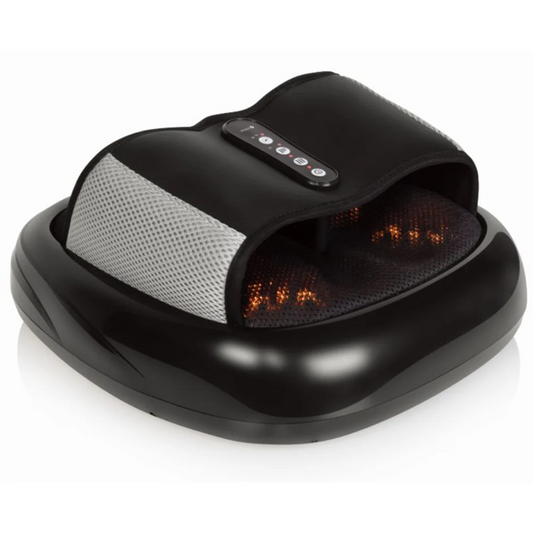 Electric Foot Massager Machine with Heat & Deep Kneading | Shiatsu Massage for Pain Relief, Plantar Fasciitis, Arches & Heels | Home & Office Foot Relaxation Therapy