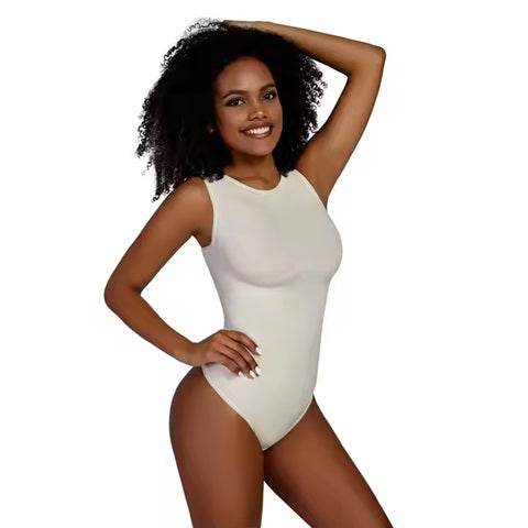 Curvear®️Hot selling vest round neck tank top bodysuit ladies bodysuits for women