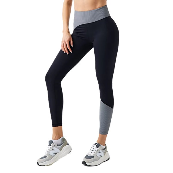 High Waist Workout Leggings for Women – Tummy Control, Stretchy, Colorblock Yoga Pants for Gym & Fitness