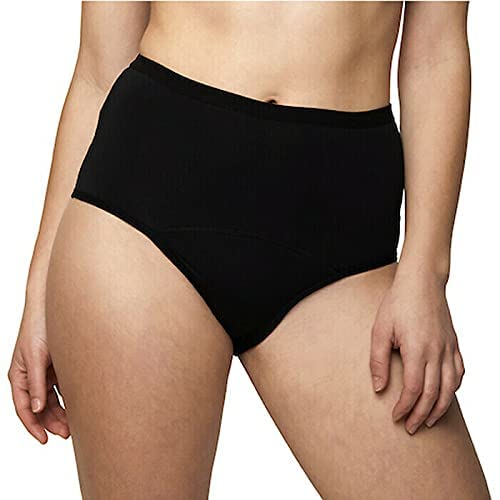 CURVEAR Leak-Proof High Waist Period Panty for Women – Reusable Menstrual Underwear with Full Coverage, Absorbent Briefs for Heavy Flow, Postpartum & Incontinence Protection