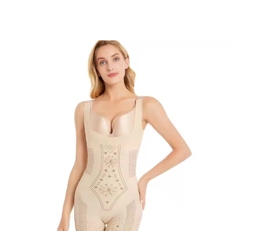 Curvear®️Women Body Shapewear Magnetic Slimming Tummy Bodysuits Open Butt Corset Invisible Seamless Underwear