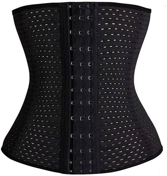 Curvear®️ women waist trainer corset cincher for everyday wear ,tummy control body shaper with adjustable hooks