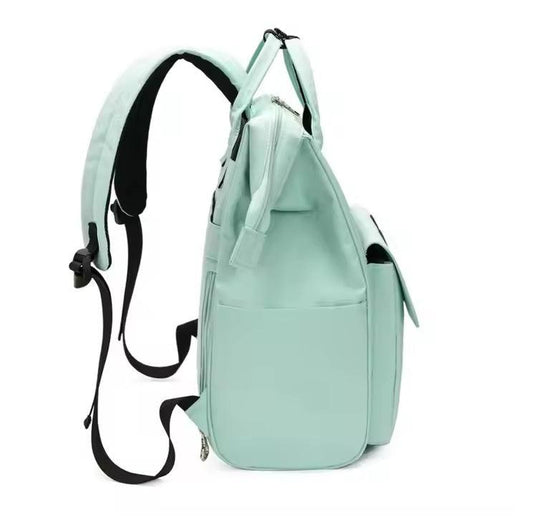 Curvear®️Diaper Bags for Mom and Dad Kids Diaper Bags for Travel Backpack with Small Bottle Pouch for Multi-Function Waterproof and Large Capacity