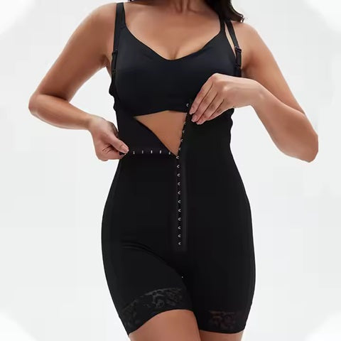 Curvear®️Women Latex Shaper t Cincher Slimming Zipper Buckle Full Body Shape Tummy t Control Bods Butt Lifter Shapewear