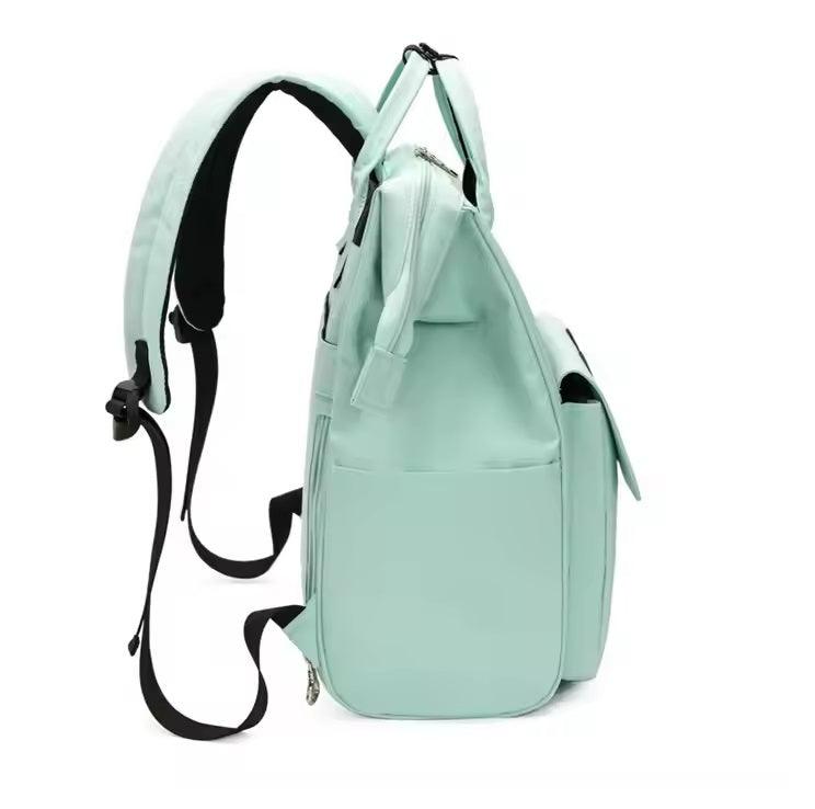 CURVEAR®️5 in 1 Baby Diaper Bag Backpack Organizer with Changing Station, Bassinet, Foldable Diaper Bags for Baby Bags for Boys Girl Large Capacity Waterproof Multi-Functional Travel Bag