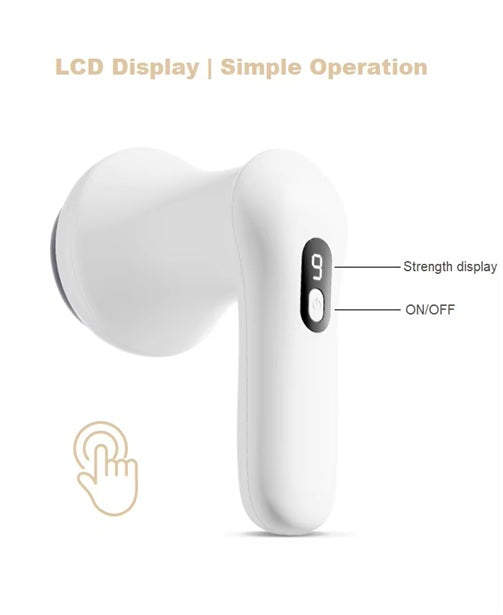 Body Slimming Massager for Fat Reduction and Cellulite – 5-in-1 Electric Handheld Massager with Interchangeable Heads, LED Display & Multiple Intensity Settings