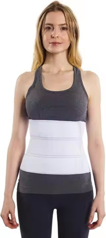 Curvear®️Post Surgical Recovery Elastic Panel Belt Postpartum Belly Bands Compression Wrap Premium Plus Size Abdominal Binder