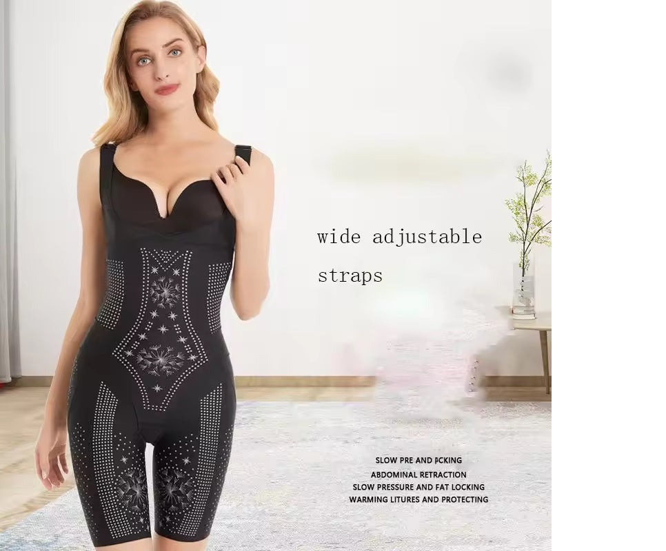 Curvear®️Women Body Shapewear Magnetic Slimming Tummy Bodysuits Open Butt Corset Invisible Seamless Underwear