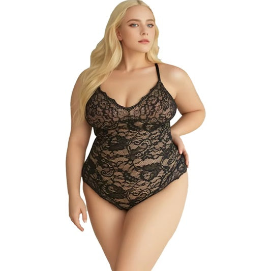 Curvear®️Bodysuit Adjustable Breathability Abdominal Compression Waist Cinching Tight Fitting Women's Lace Shapewear
