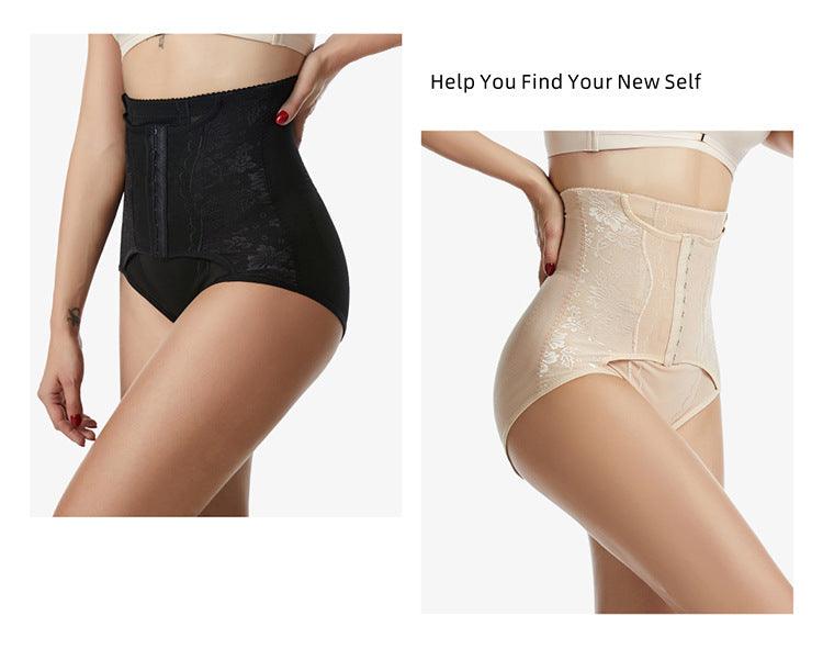 Curvear®️ Women Tummy Control, Seamless high Waist Trainer with Thong Panties, Waist Cincher Shapewear, Anti Rolling Tummy Tucker, Invisible Shaping Shaper