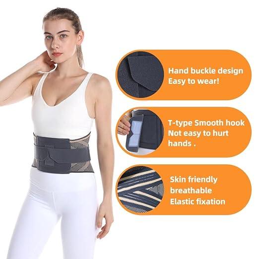 Curvear ®️Breathable Back Brace Ergonomic Back Support Belt Relief For Herniated Disc, Sciatica, Scoliosis Lumbar Brace Waist Support For Men And Women Lower Back Pain