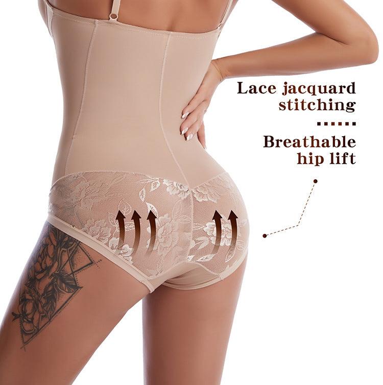 Curvear®️ Women Shapewear Bodysuit Tummy Control Body Shaper Lace Sculpting Bodysuit Seamless Waist Trainer Adjustable Straps Slimming Push Up Leotard Jumpsuit Tops with Bra