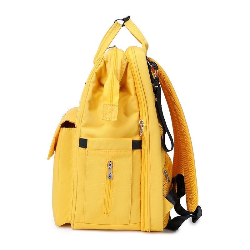 Cute Cartoon Duck Diaper Bag Backpack – Waterproof Baby Bag with Changing Compartments, Large Capacity & Insulated Pockets – Lightweight Travel Nappy Bag for Moms, Dads, Babies, Toddlers, Boys & Girls