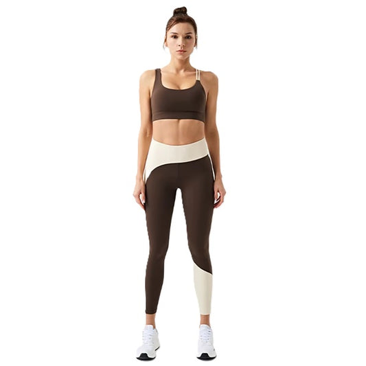 High Waist Workout Leggings for Women – Tummy Control, Stretchy, Colorblock Yoga Pants for Gym & Fitness