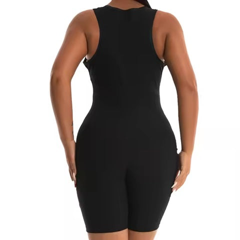 Curvear®️Women High Compression Bodysuit Shapewear Fitness Girdles Sauna Sweat Suits Belly Slimming Sheath Weight Loss Body Shaper