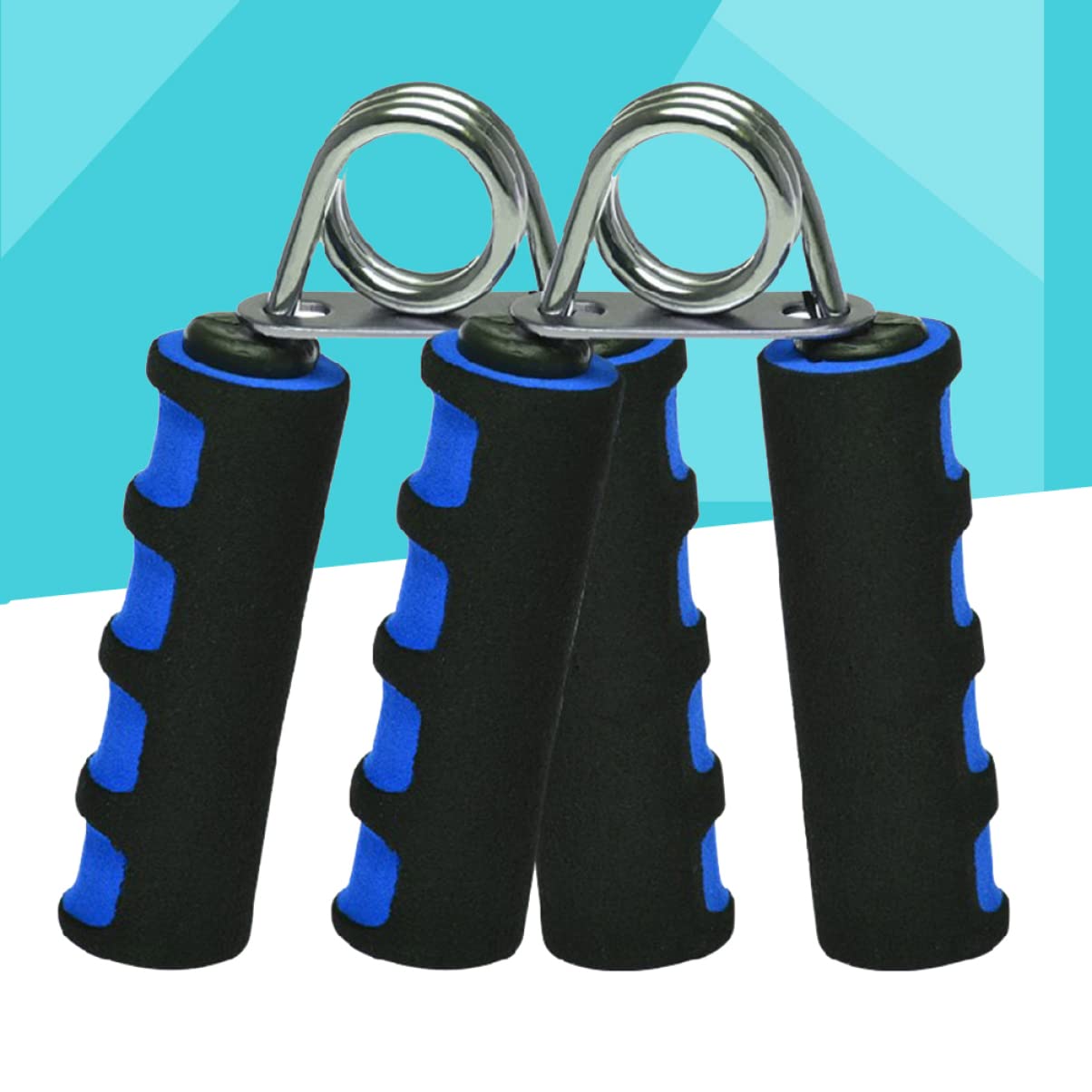 Curvear Premium Foam Hand Grip Strengthener for Forearm, Wrist & Finger Exercise – Set of 2
