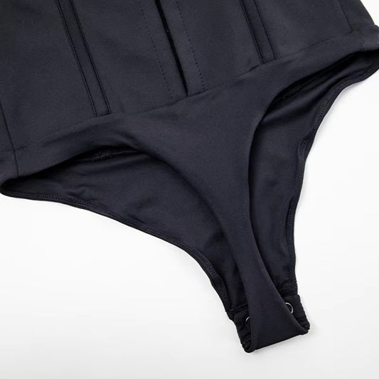 Curvear®️Corset Shapewear Bodysuit Sculpting Waist Tummy Control Thong body Shaper for Women