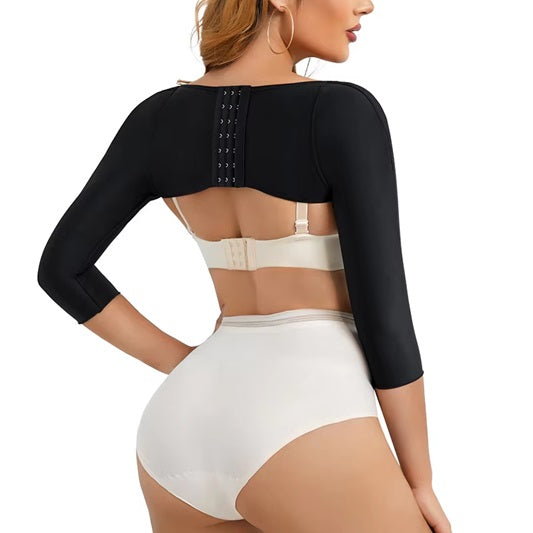 Curvear®️upper arm shaper post surgical slimmer posture corrector sleeves arm elastic compression arm shapers for women