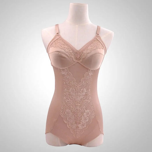 Curvear®️Women's Shapewear Bodysuit, Corrective Underwear, Tummy Tightening, Butt Lifting, Cotton Blend Material, Satin, Crotch, Bodysuit