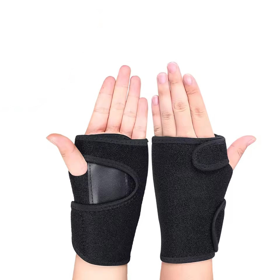Curvear 2PCS Breathable Protective Support Fitness Hand Wrist Band Relief Pain Brace Adjustable Sport Wrist