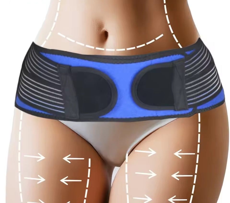 Curvear Sacroiliac Hip Belt for Lower Back & Leg Pain Relief, Supports SI Joint Dysfunction, Pelvic Stability, and Sacral Nerve Pain