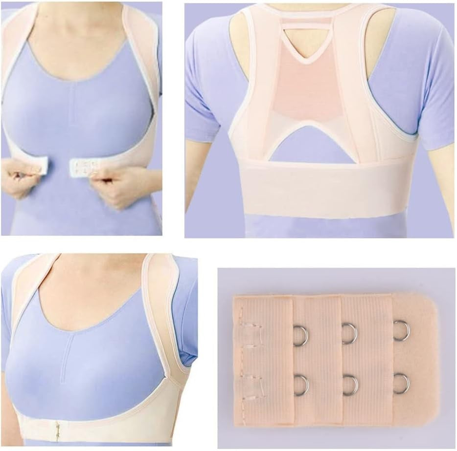Curvear Chest Support Corset, Improve Humpback Relieve Shoulder Back Pain Bra Chest Support Shaper Bra Support