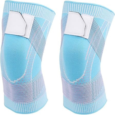 Curvear Compression Knee Sleeve,1 Pair Knee Sleeves for Women Knee Pain, Rodillera Dual, Adjustable 3D High Elastic Click Rain Knee Compression