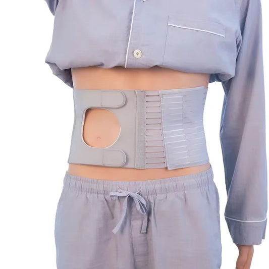 Curvear Elastic Stoma Back Belly Support Band with Adjustable Pocket & Abdominal Strap for Comfortable, Secure Support