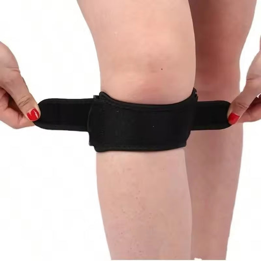 Curvear Adjustable Knee Support Brace with Shock Absorption Cushion and Compression for Enhanced Comfort and Pain Relief