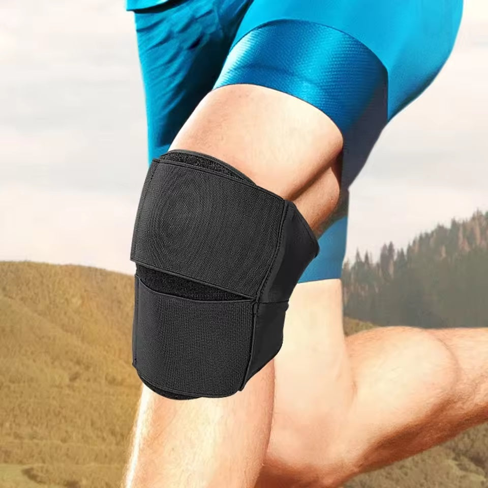 Curvear 1Pcs Adjustable Knee Brace with 20 Built-in Magnets for Men Women Magnetic Therapy Compression Sleeve for Gym