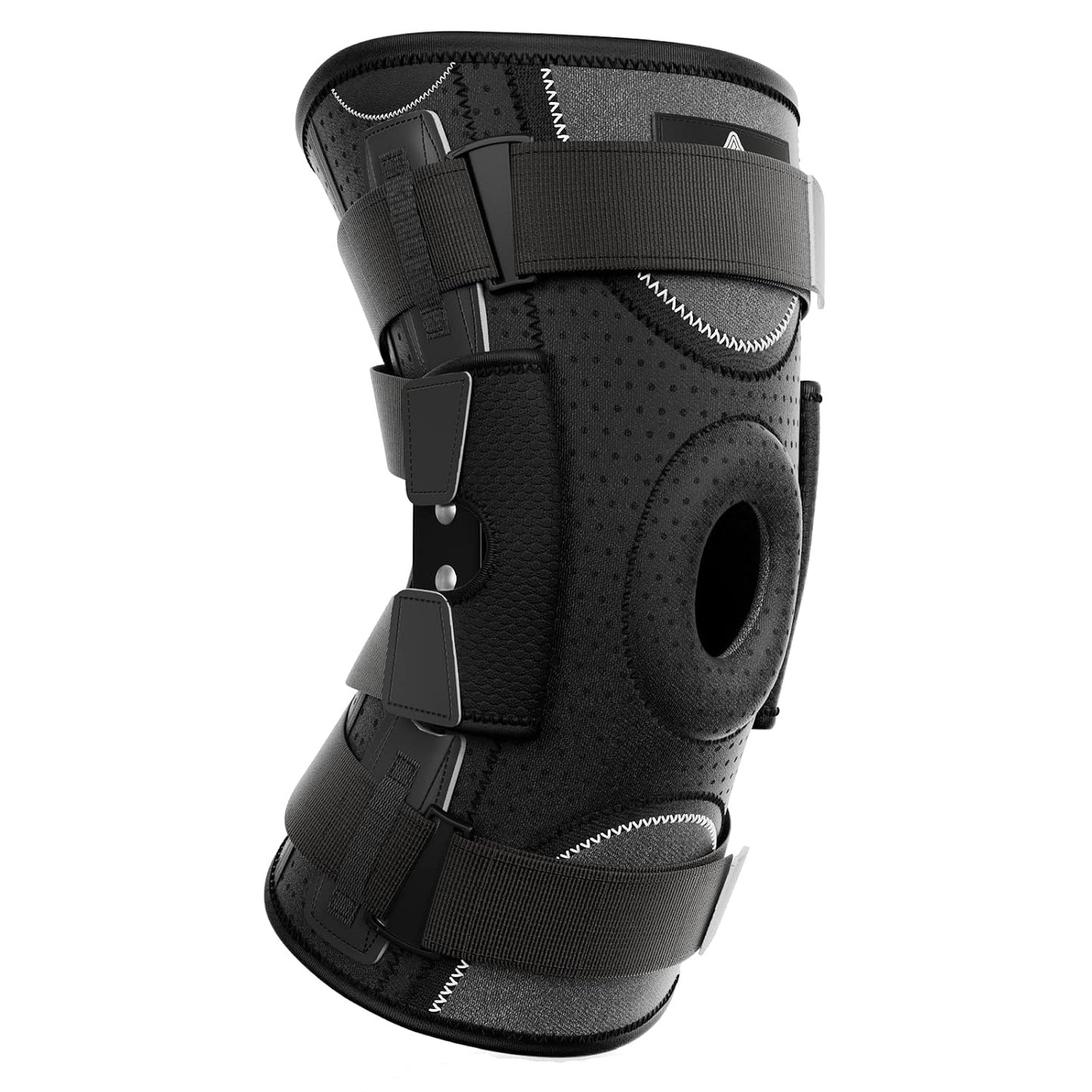 Curvear Professional Hinged Knee Brace, Medical Knee Support with Removable Dual Side Stabilizers for Knee Pain, Arthritis, Meniscus Tear, Swollen, Injury Recovery, Joint Pain Relief, ACL. Men & Women