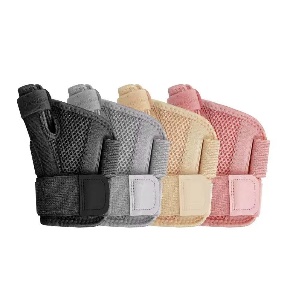Curvear Flexible Wrist Thumb Support Brace, Tendonitis Splint, Arthly Thumb Protector, Fits Right Hand and Stores Hand, 1PC