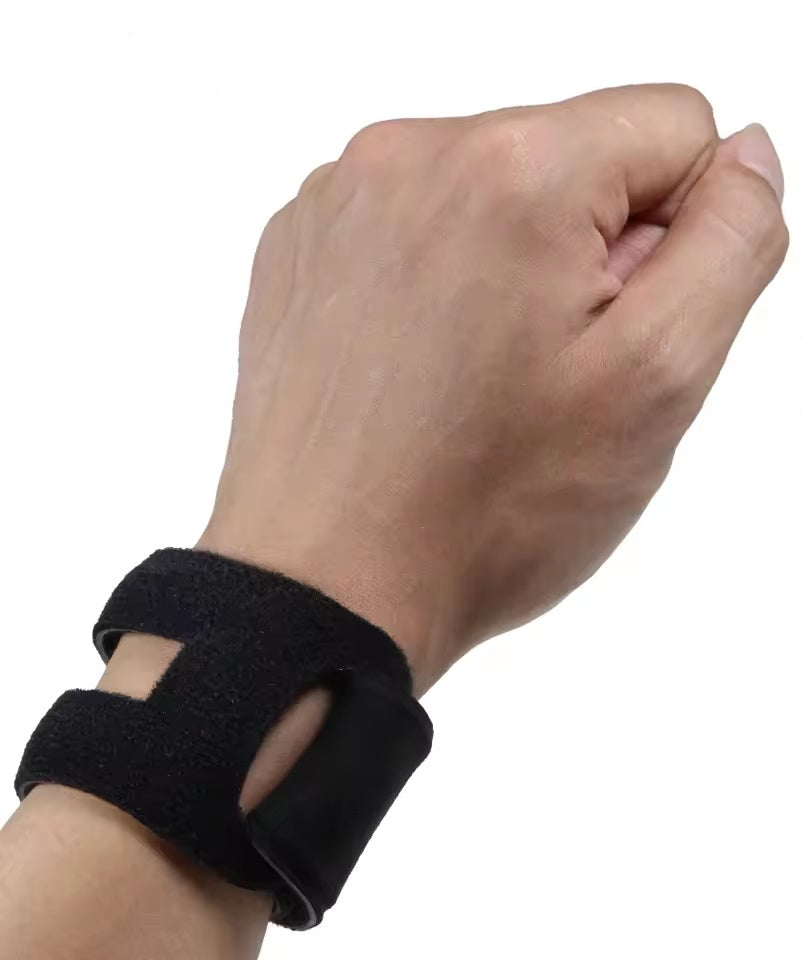 Curvear Adjustable Wrist Support Thin Brace for Sports & Yoga, Comfortable Fit for Fitness