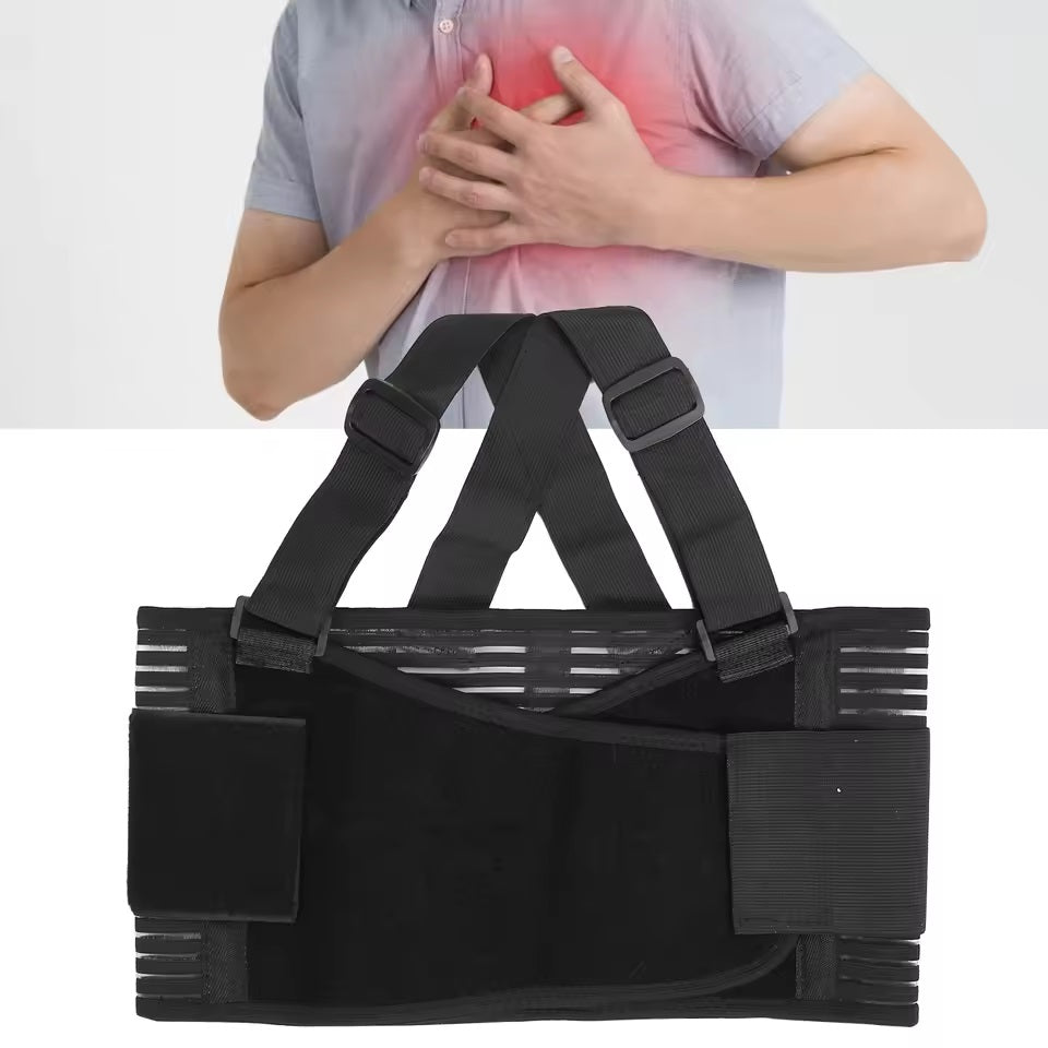 Curvear Breathable Adjustable Chest Support, Ribbed Fracture Support Brace, Chest Lumbar Protector, Strap Belt, Lumbar Protector