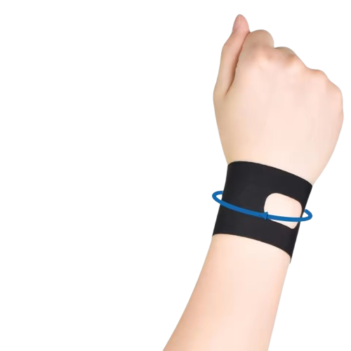 Curvear Adjustable Wrist Support Thin Brace for Sports & Yoga, Comfortable Fit for Fitness