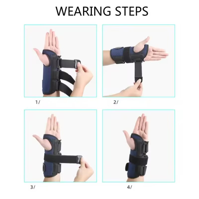 Curvear Professional Carpal Tunnel Wrist Brace Breathable Adjustable Hand Support Round Tendonitis Arthritis Oto Institutes 1 Pair