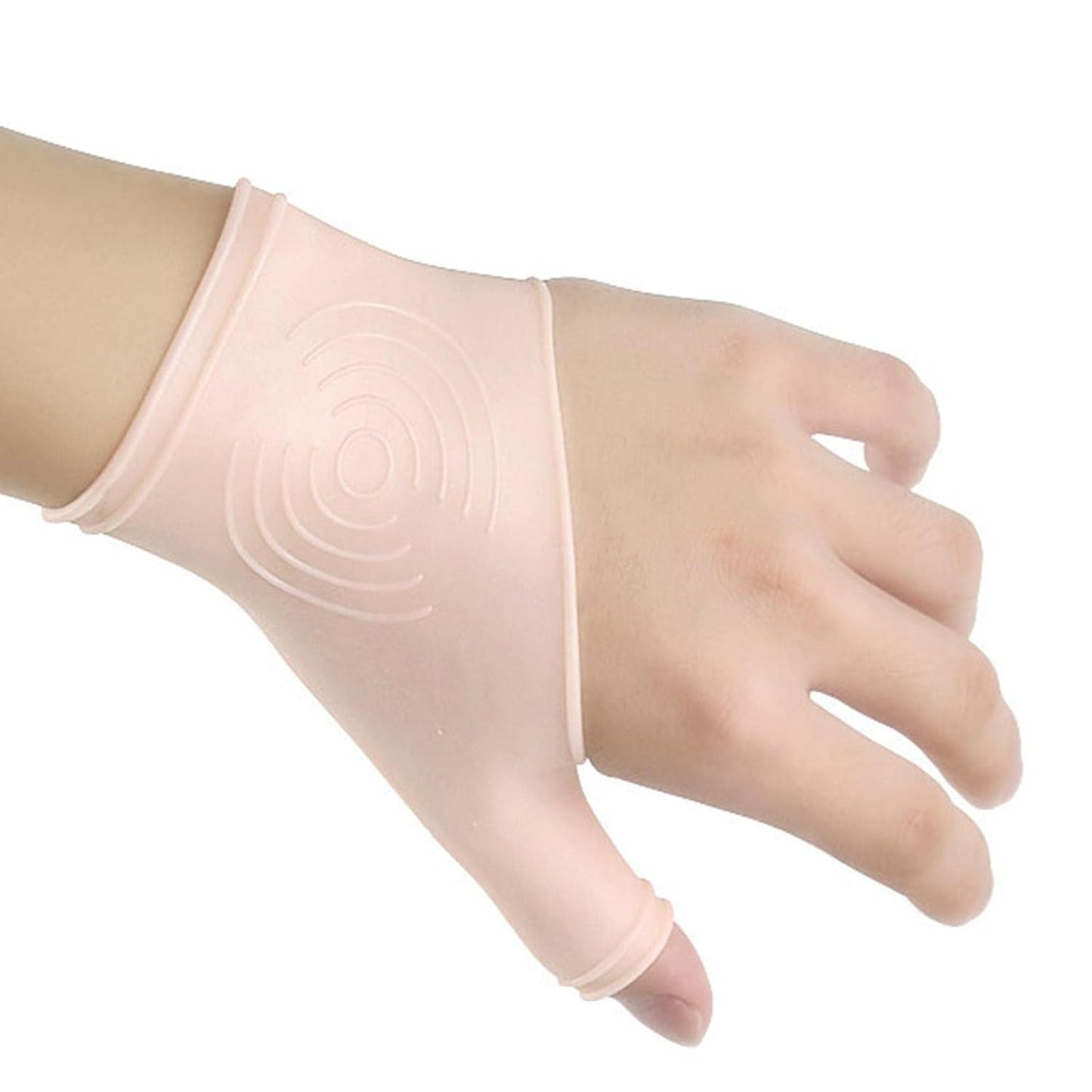 Curvear Thumb Stabilizer Wrist Support Braces, Arthly Silicone Hand Massage Protector Sleeve