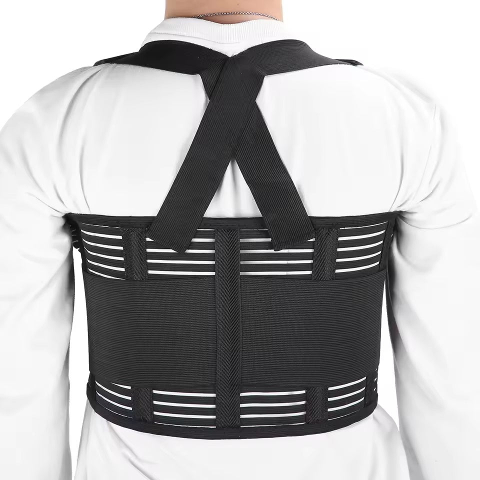 Curvear Breathable Adjustable Chest Support, Ribbed Fracture Support Brace, Chest Lumbar Protector, Strap Belt, Lumbar Protector