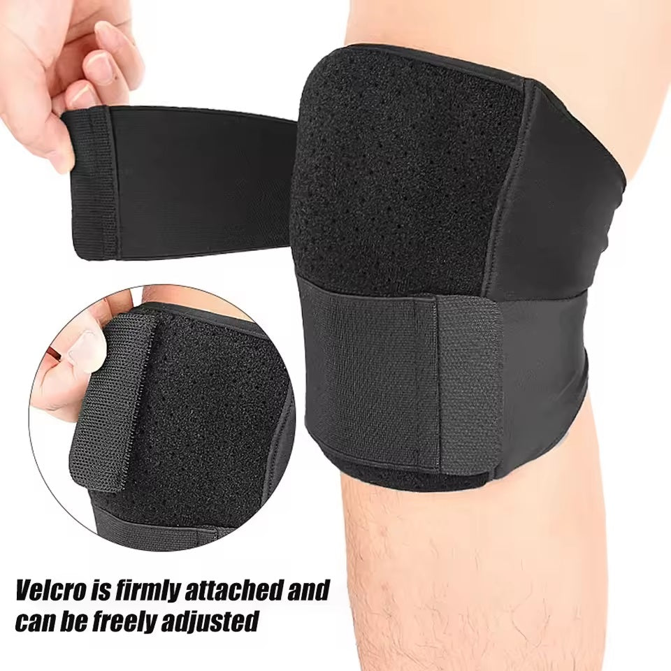 Curvear 1Pcs Adjustable Knee Brace with 20 Built-in Magnets for Men Women Magnetic Therapy Compression Sleeve for Gym